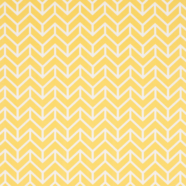 Schumacher Chevron Indoor/Outdoor Yellow Fabric
