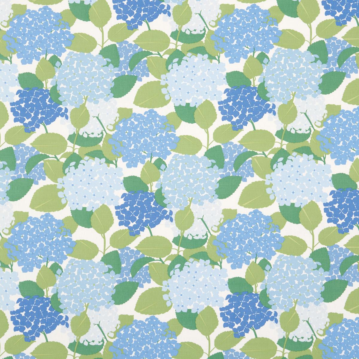 Schumacher Hydrangea Porcelain Fabric