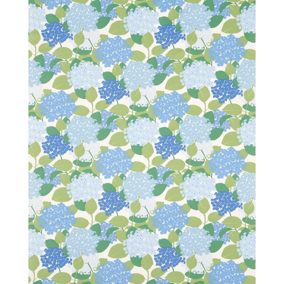 Schumacher Hydrangea Porcelain Fabric