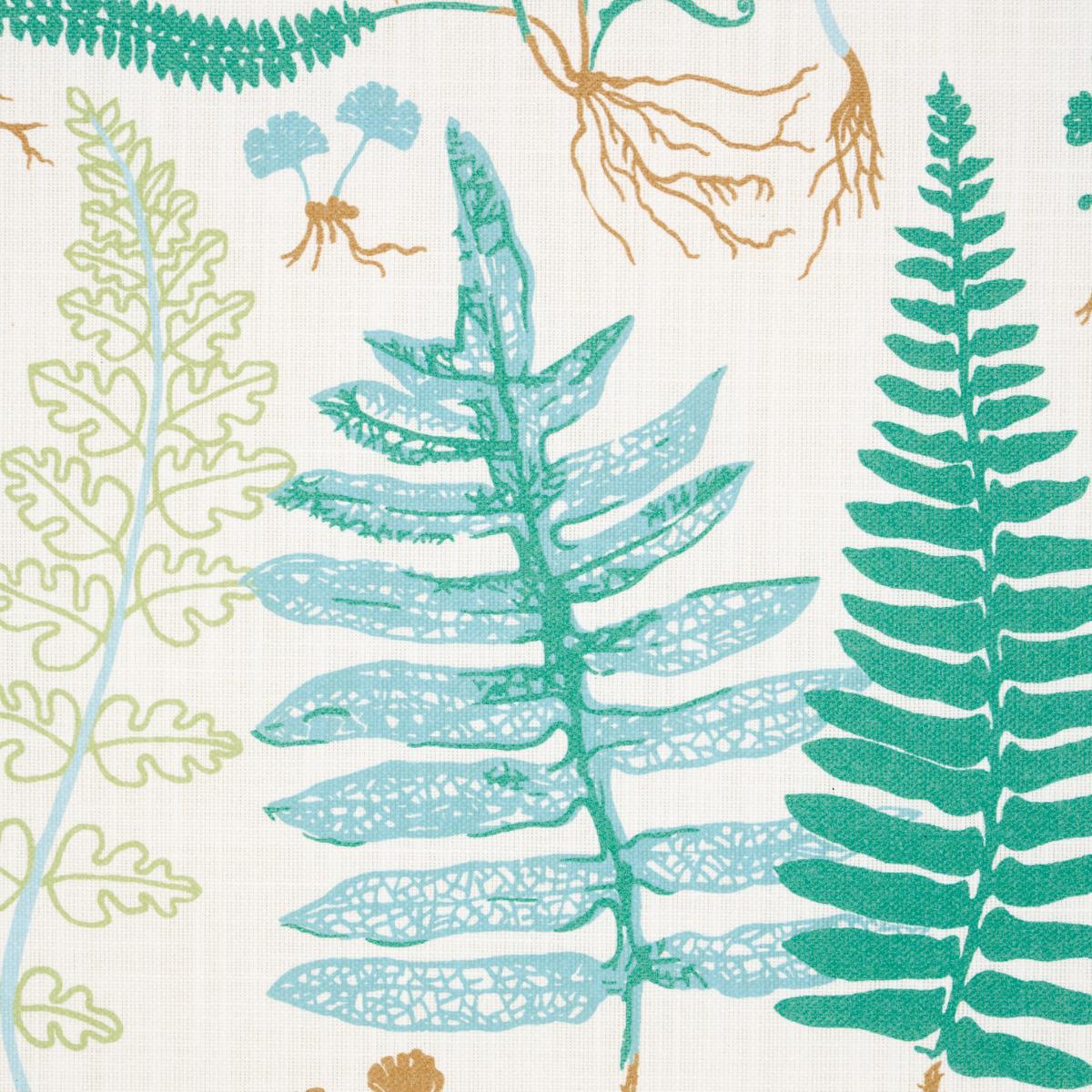 Schumacher Halcott Indoor/Outdoor Aqua Fabric