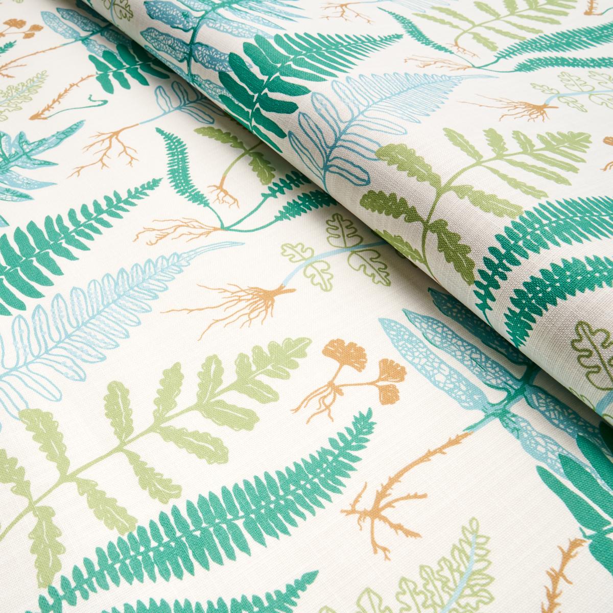 Schumacher Halcott Indoor/Outdoor Aqua Fabric