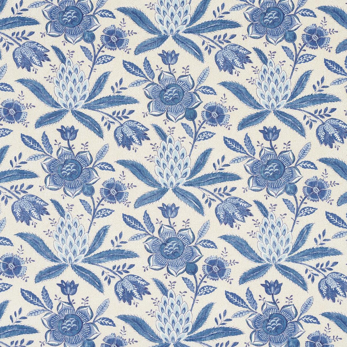 Schumacher Lafayette Botanical Cornflower Fabric