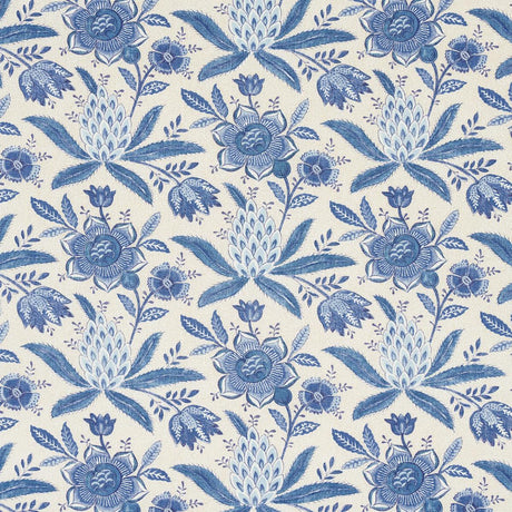 Schumacher Lafayette Botanical Cornflower Fabric