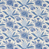 Schumacher Lafayette Botanical Cornflower Fabric