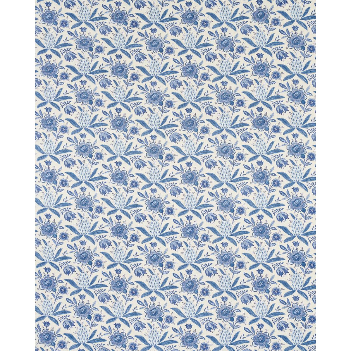 Schumacher Lafayette Botanical Cornflower Fabric