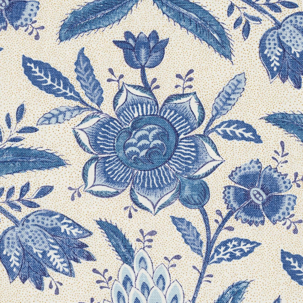 Schumacher Lafayette Botanical Cornflower Fabric