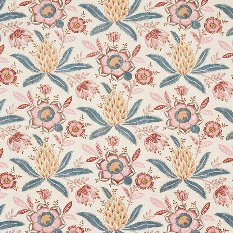 Schumacher Lafayette Botanical Rosso Antico Fabric