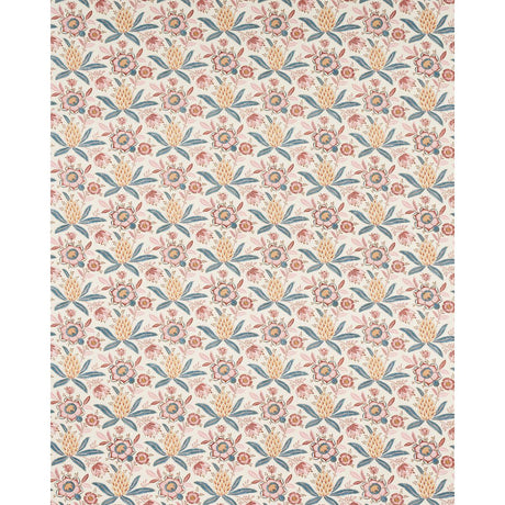 Schumacher Lafayette Botanical Rosso Antico Fabric