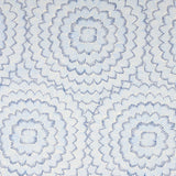 Schumacher Feather Bloom Two Blues Fabric