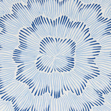 Schumacher Feather Bloom Two Blues Fabric