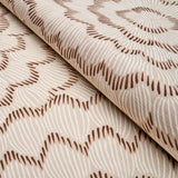 Schumacher Feather Bloom Dove Fabric