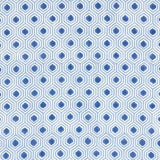 Schumacher Otis Hand Print Blue Fabric