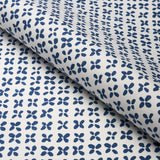 Schumacher Emerson Blue Fabric