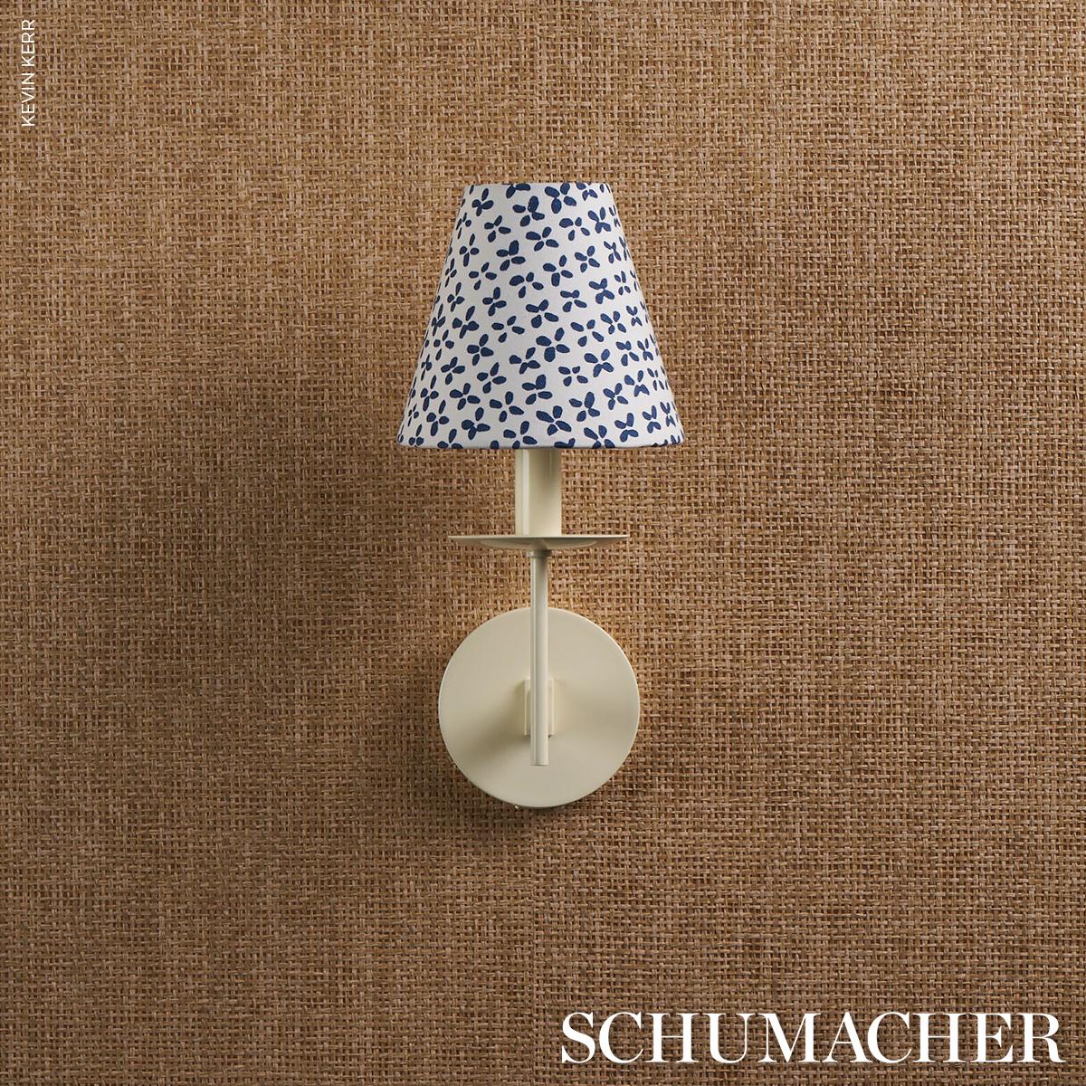 Schumacher Emerson Blue Fabric