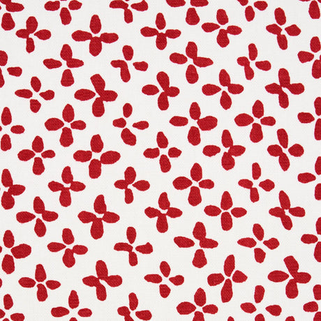 Schumacher Emerson Red Fabric