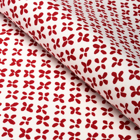 Schumacher Emerson Red Fabric