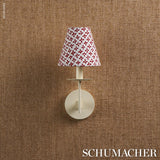Schumacher Emerson Red Fabric