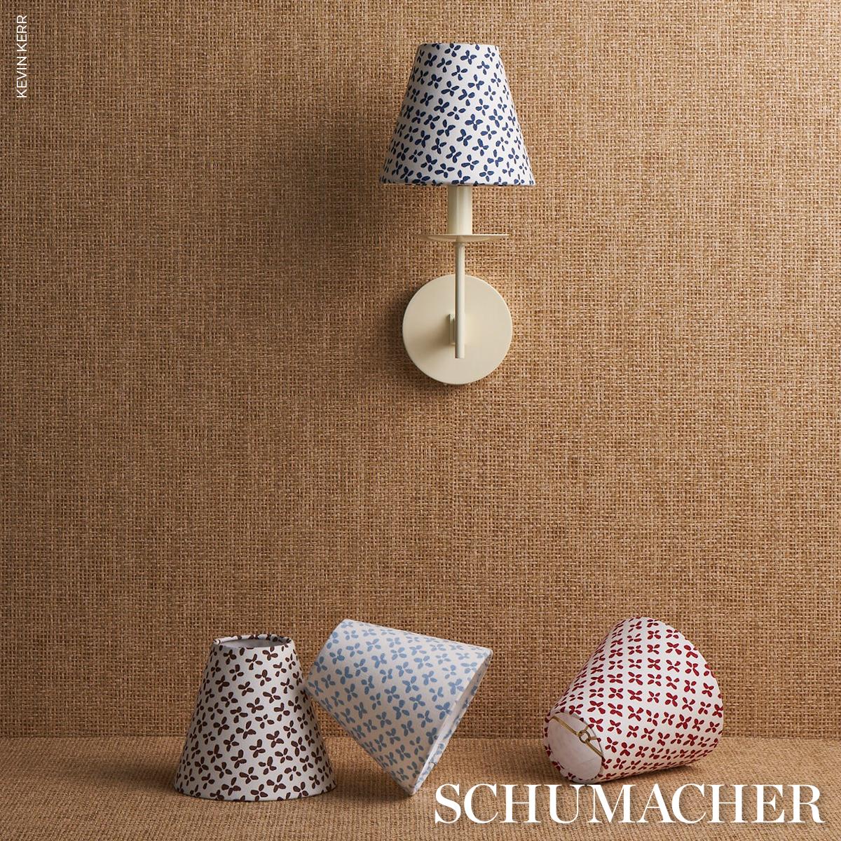 Schumacher Emerson Red Fabric