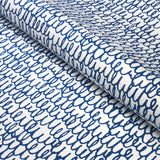 Schumacher Marlowe Navy Fabric