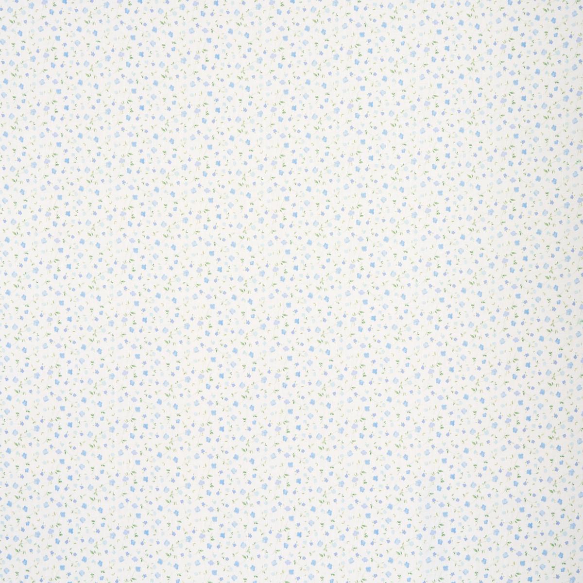Schumacher Bloomwind Performance Linen Blue Fabric