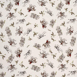 Schumacher Wild West Performance Linen Cream Fabric