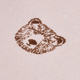 Schumacher Bear High Performance Print Blush Fabric