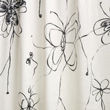 Schumacher Come Back As A Flower Soft Black Fabric