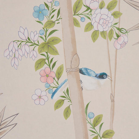 Schumacher Brighton Pavilion Panel Alabaster Wallpaper