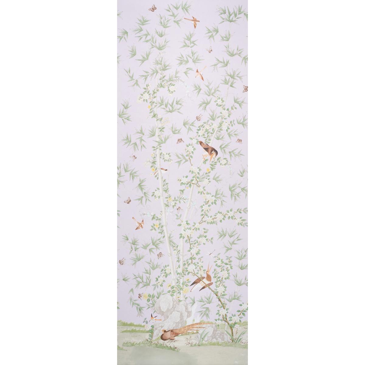 Schumacher Brighton Pavilion Panel Lilac Wallpaper