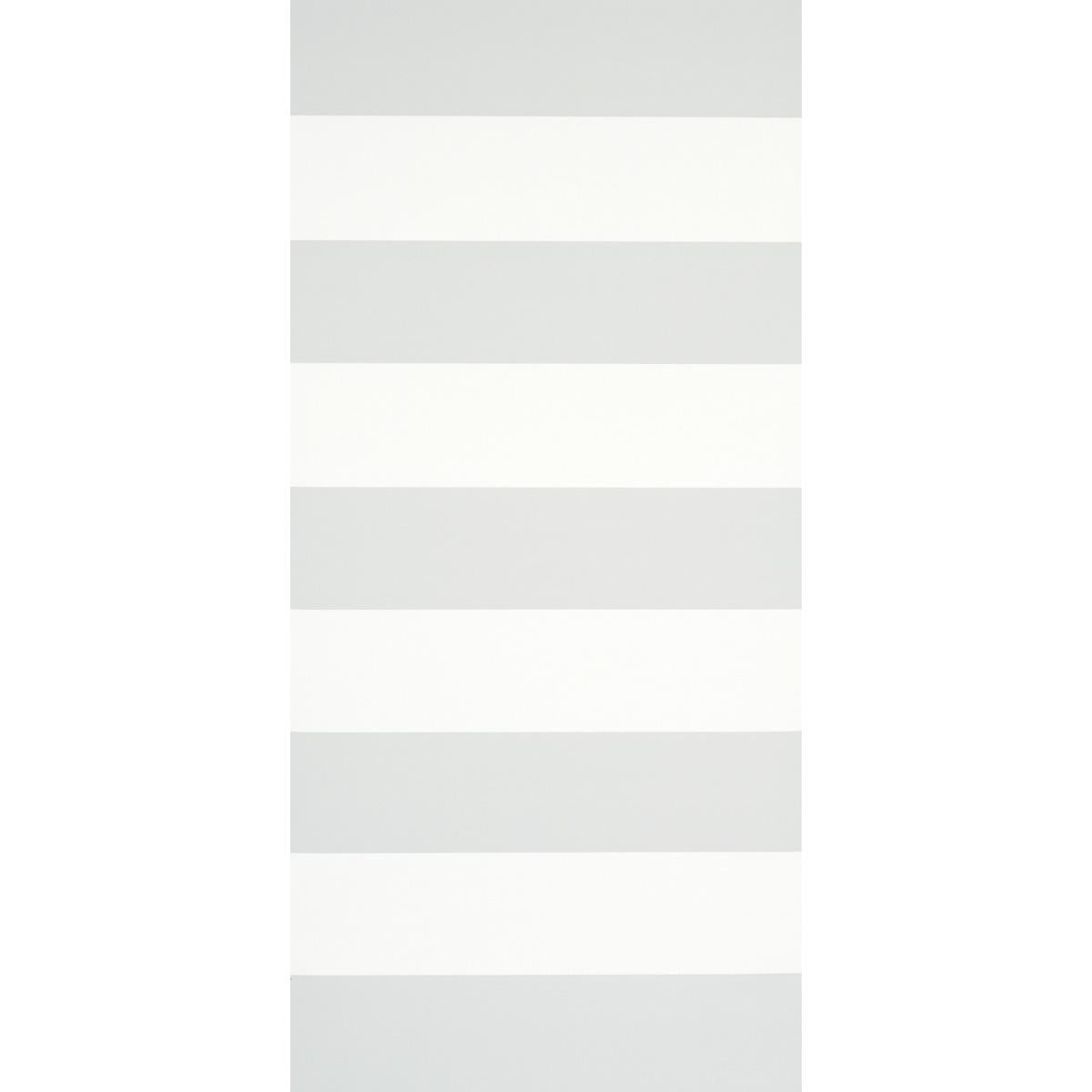 Schumacher Baxter Stripe Grey Wallpaper