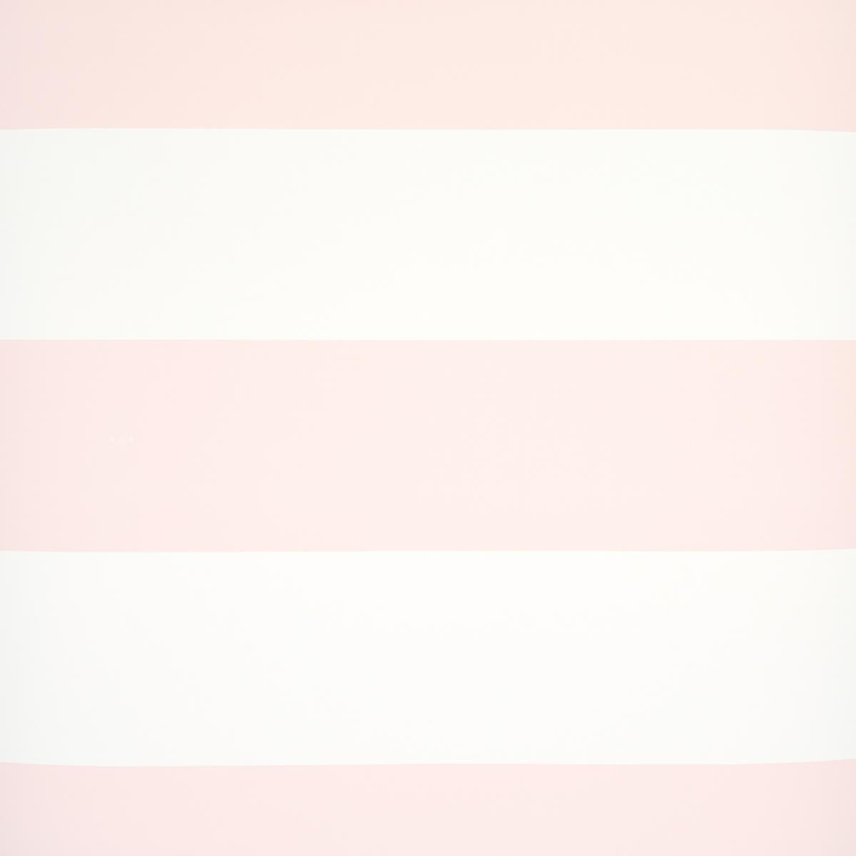 Schumacher Baxter Stripe Blush Wallpaper