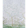Schumacher Madame De Pompadour Panel Set Grey Wallpaper