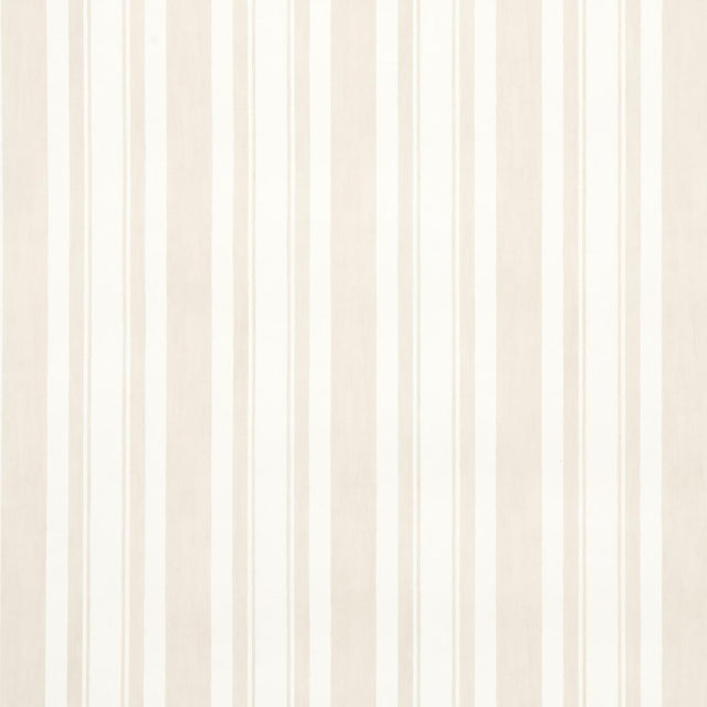 Schumacher Villa Stripe Light Neutral Wallpaper