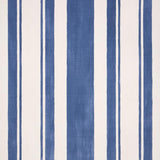Schumacher Villa Stripe Navy Wallpaper