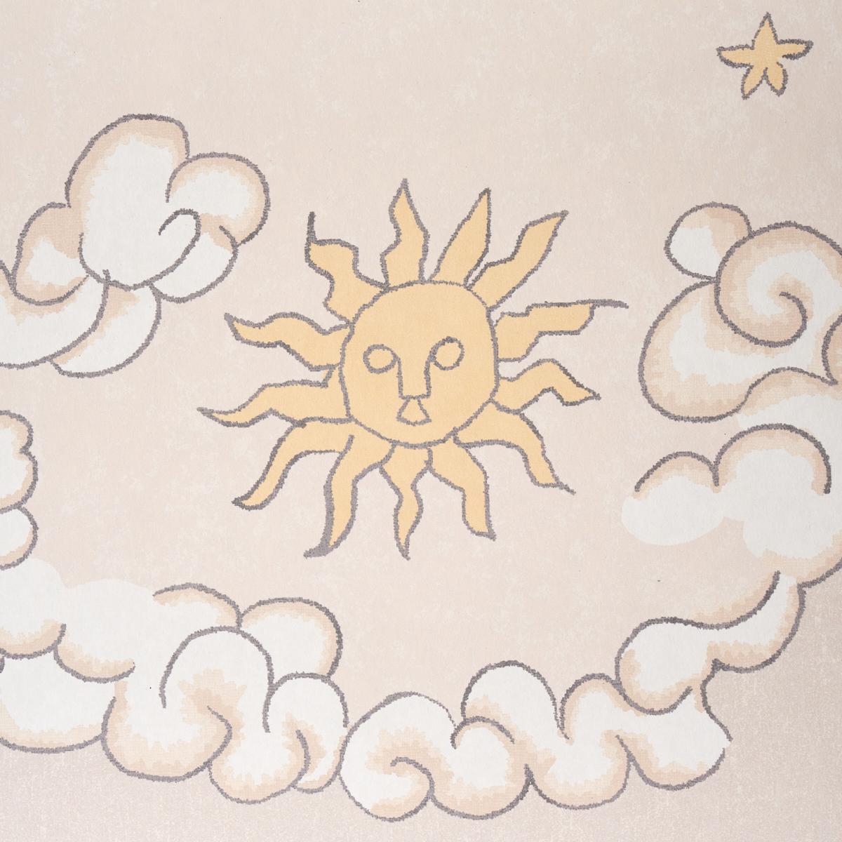 Schumacher Chaucer'S Forest Panel Set Alabaster Wallpaper