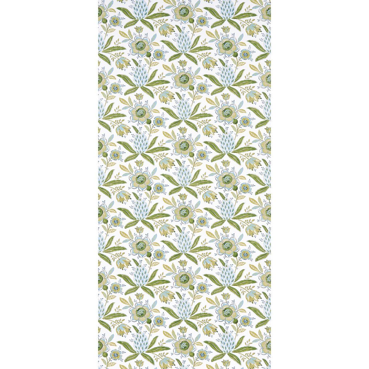 Schumacher Lafayette Botanical Moss Wallpaper