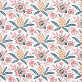 Schumacher Lafayette Botanical Rosso Antico Wallpaper