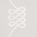 Schumacher Nicolette White On Grey Wallpaper