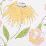 Schumacher Bouquet Toss Pink Lemonade Wallpaper