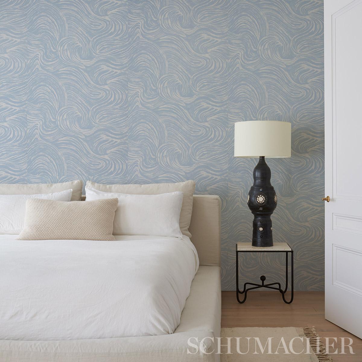 Schumacher Shio Sky Wallpaper