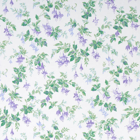 Schumacher Garden Gate Violet Wallpaper