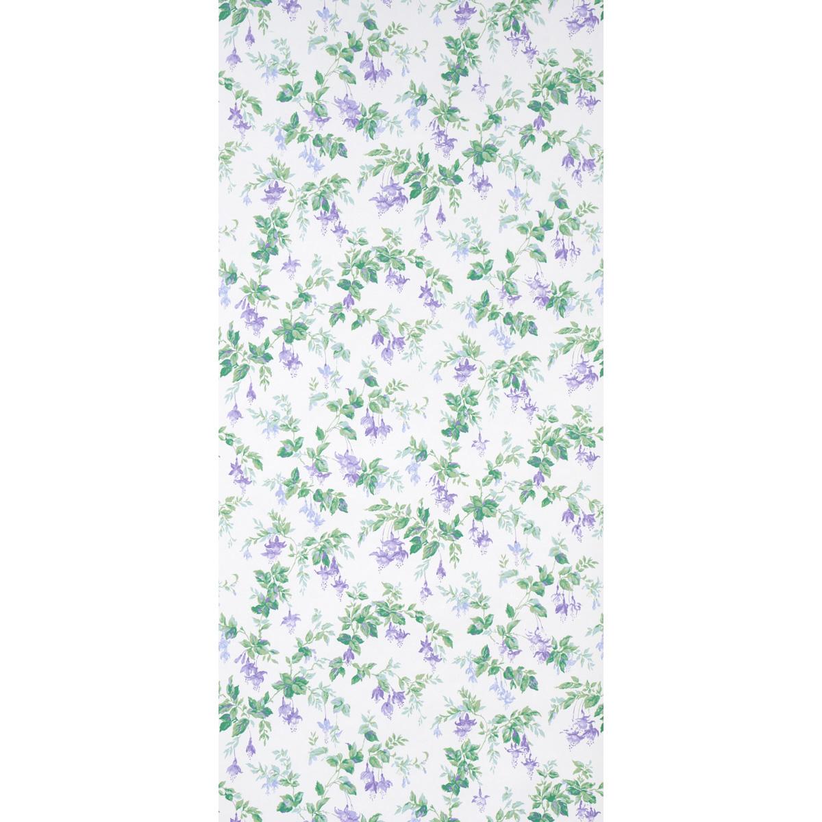 Schumacher Garden Gate Violet Wallpaper