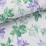 Schumacher Garden Gate Violet Wallpaper