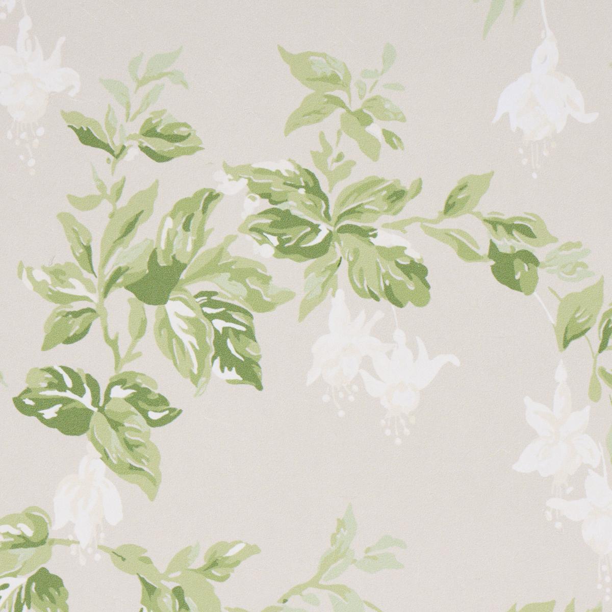 Schumacher Garden Gate Soft Neutral Wallpaper