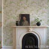 Schumacher Garden Gate Soft Neutral Wallpaper