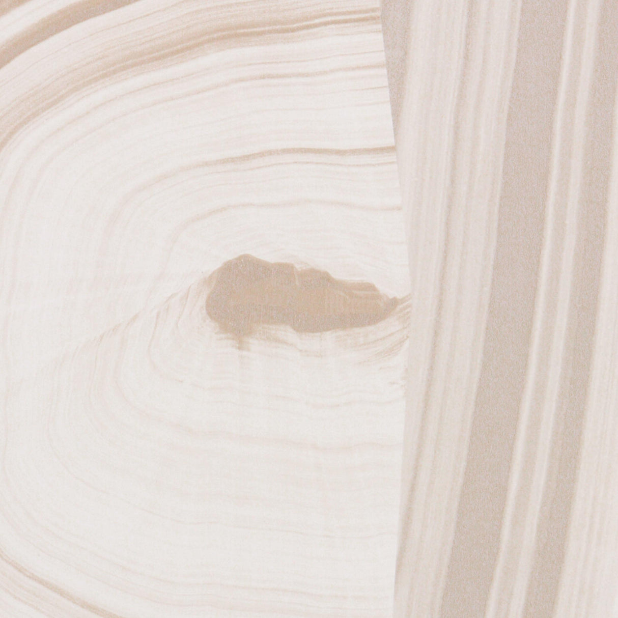 Schumacher Agate Slice Light Neutral Wallpaper