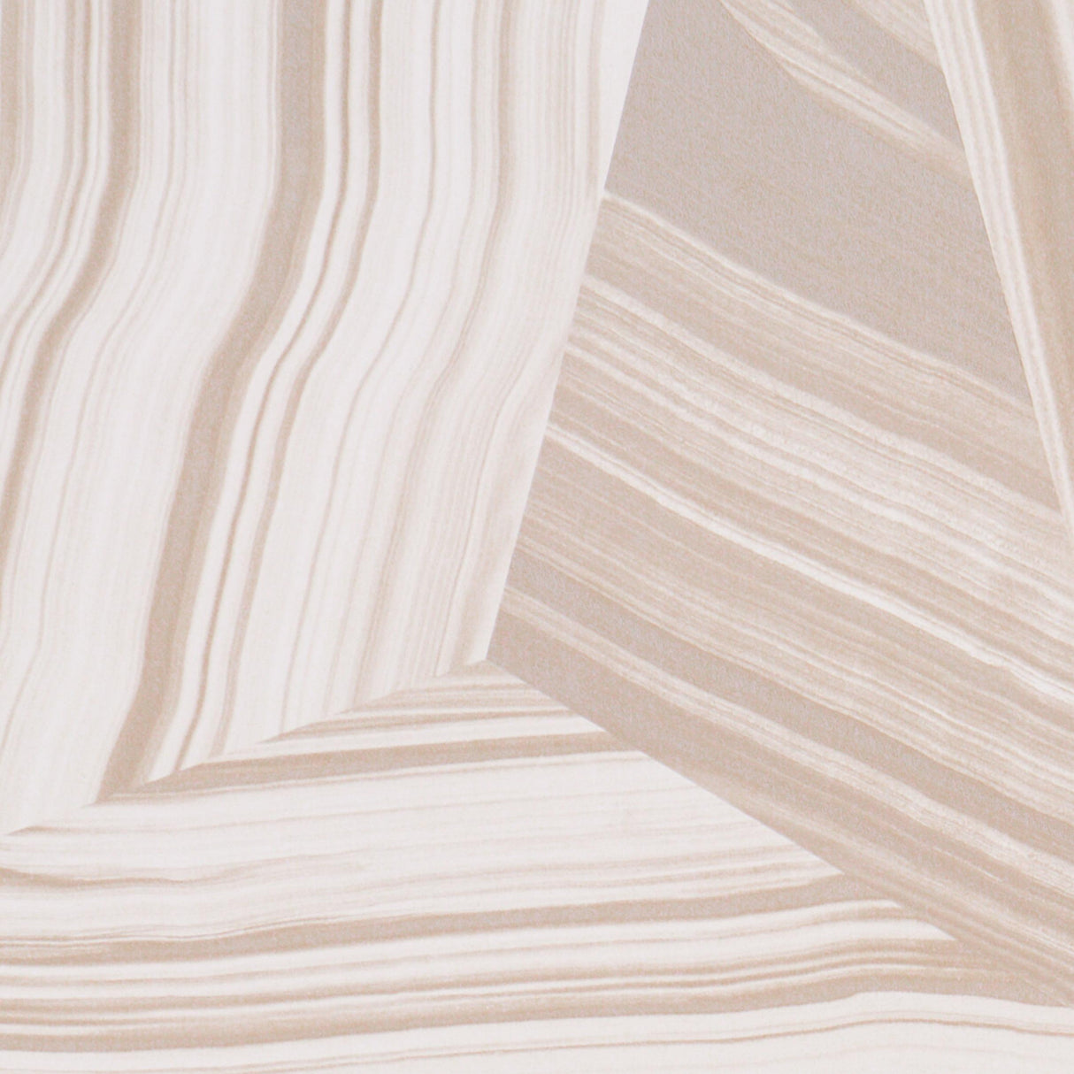 Schumacher Agate Slice Light Neutral Wallpaper