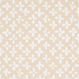 Schumacher Emerson Ivory On Beige Wallpaper