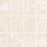 Schumacher Cyanotype Panel Natural Wallpaper