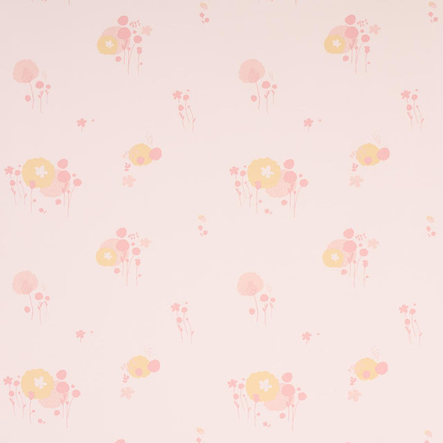 Schumacher Pom Pom Forest Blush Wallpaper